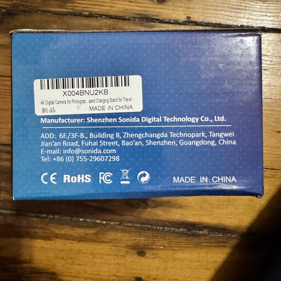 DC101 4K 48MP Resolution, 16x Zoom Auto Focus Flash Lamp Ultra HD Digital Camera - Picture 4 of 5